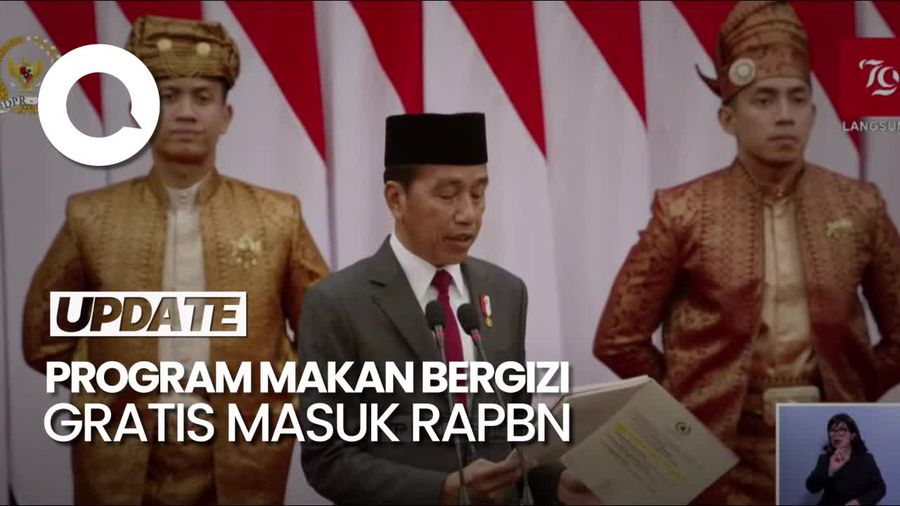 Jokowi Pastikan Program Makan Bergizi Gratis Masuk RAPBN 2025