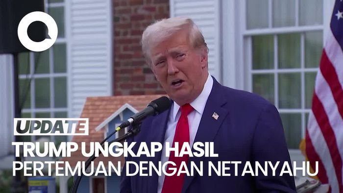 Trump Ungkap Pertemuan dengan Netanyahu, Minta Akhiri Perang di Gaza