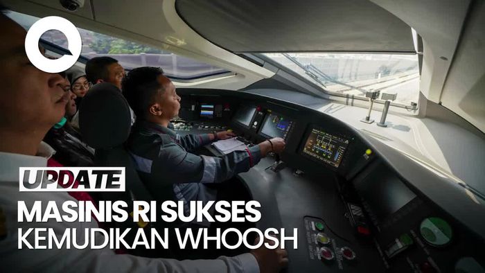 Perdana! Masinis Indonesia Kemudikan Whoosh Berpenumpang