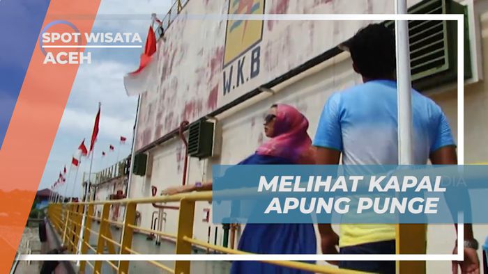 Kapal Apung Punge, Mengunjungi Kapal yang Terdampak Tsunami, Aceh