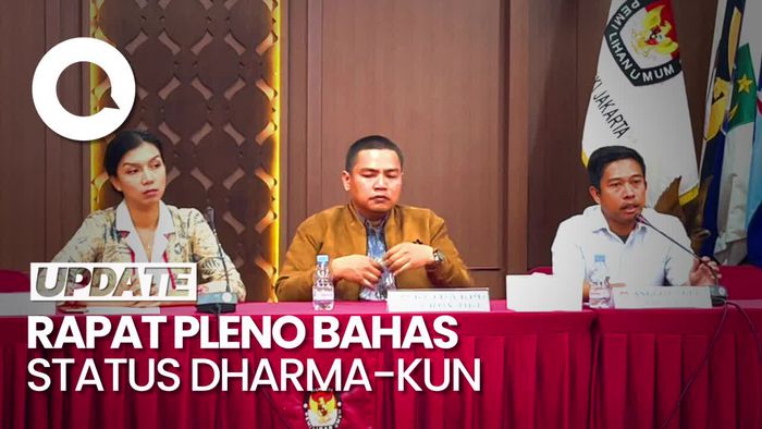KPU Gelar Rapat Pleno 19 Agustus, Bahas Nasib Dharma-Kun di Pilgub Jakarta
