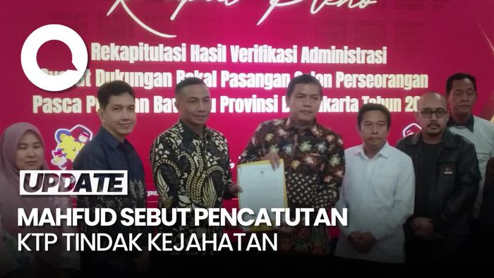 Mahfud Md: Polisi Bisa Usut Pencatutan KTP Tanpa Perlu Tunggu Laporan