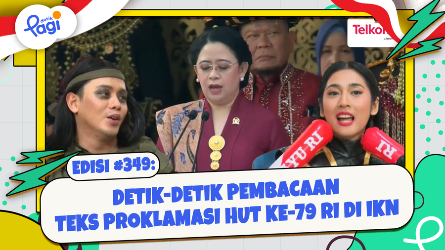 Detik-detik Pembacaan Teks Proklamasi HUT ke-79 RI di IKN