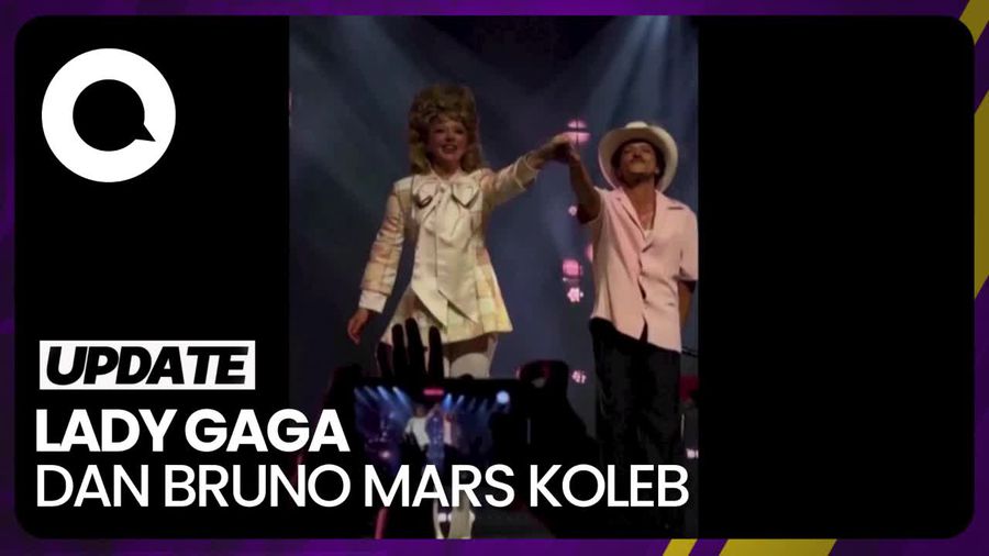 Aksi Lady Gaga dan Bruno Mars Duet lagu Baru Die With a Smile