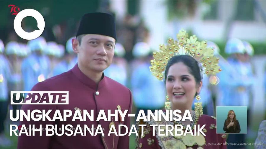 AHY & Annisa Raih Busana Adat Terbaik di IKN: Kaget Banget-Kita Senang