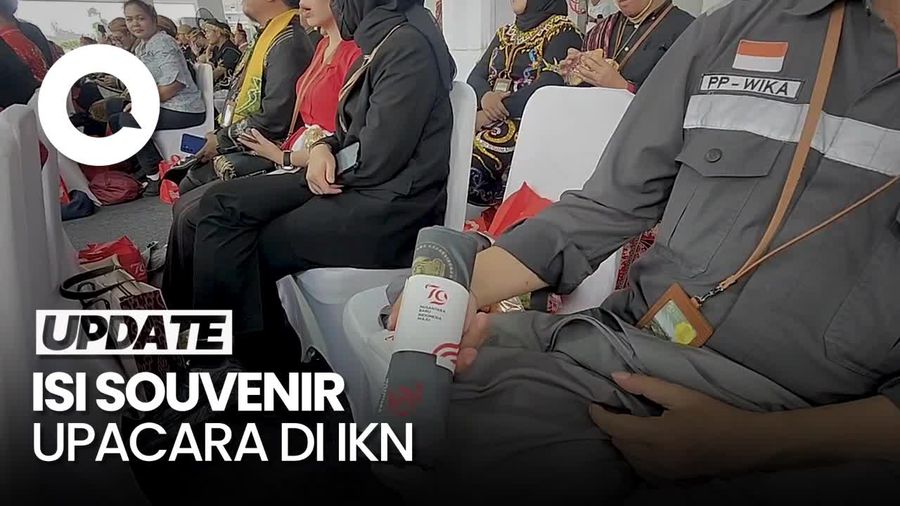 Tas Bisa Jadi Jaket, Ini Isi Souvenir Upacara HUT ke-79 RI di IKN