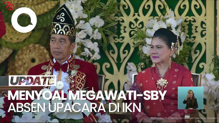 Kata Jokowi soal Megawati-SBY Tak Hadiri Upacara HUT ke-79 RI di IKN