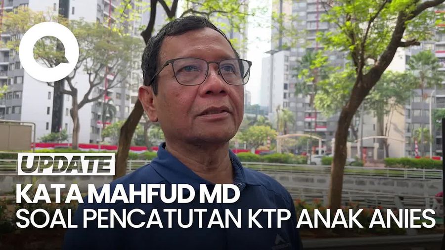KTP Anak Anies Dicatut Dharma-Kun, Mahfud Md: Merusak Moral Demokrasi