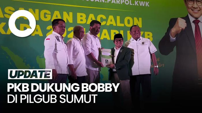 Cak Imin Serahkan Dukungan untuk Bobby Nasution di Pilgub Sumut