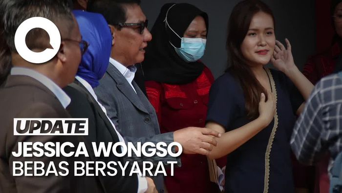 Momen Jessica Wongso Bebas Bersyarat Tinggalkan Lapas Pondok Bambu