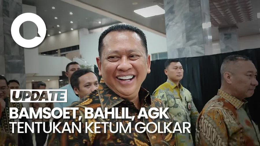 Bamsoet-Bahlil-AGK Akan Rembuk Tentukan Ketum Golkar Secara Aklamasi