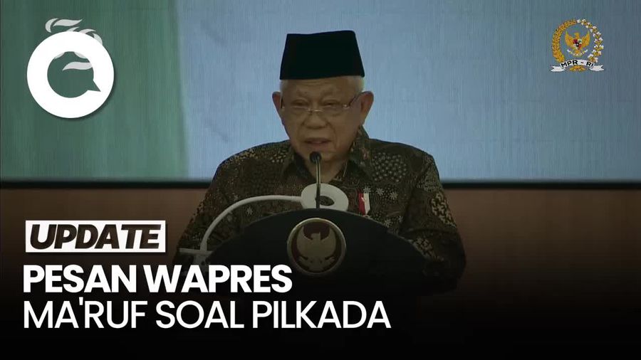Pesan Maruf Amin soal Pilkada: Junjung Tinggi Konstitusi, Tindak Kecurangan
