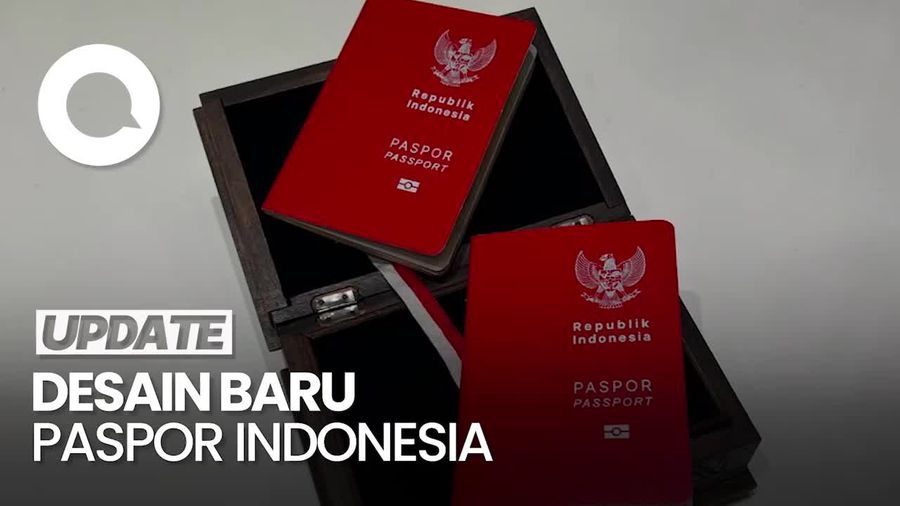 Desain Baru Paspor Indonesia, Kini Warnanya Merah Putih