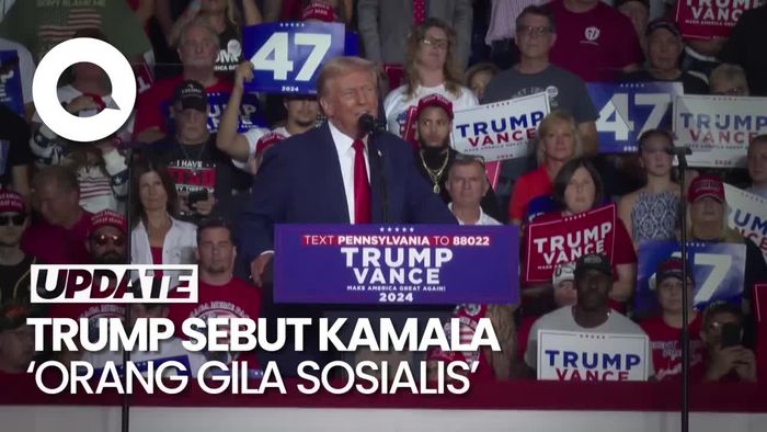 Trump Sebut Kamala Harris Lebih Mudah Dikalahkan: Dia Orang Gila Kiri Radikal