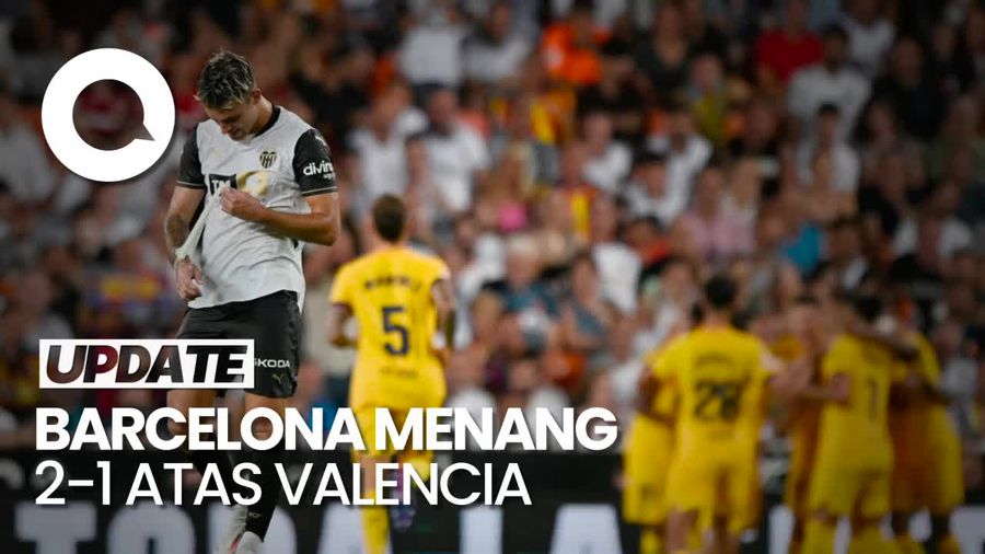 Lewandowski Brace, Barcelona Atasi Valencia