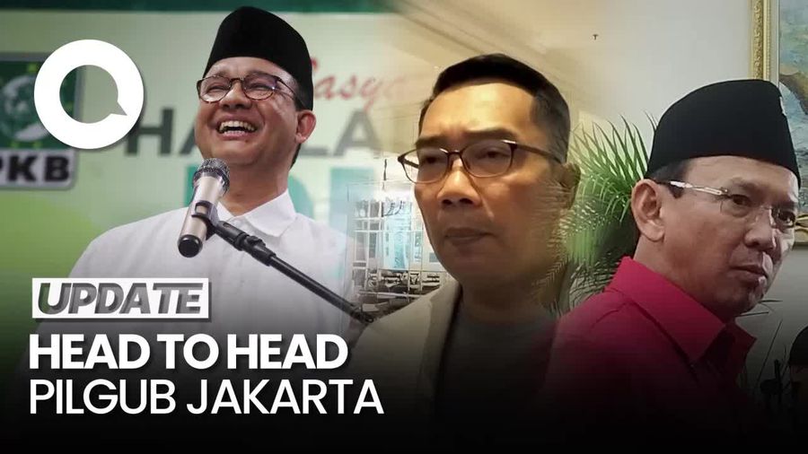 Survei SMRC soal Pilgub Jakarta: Anies Masih Unggul dari RK-Ahok