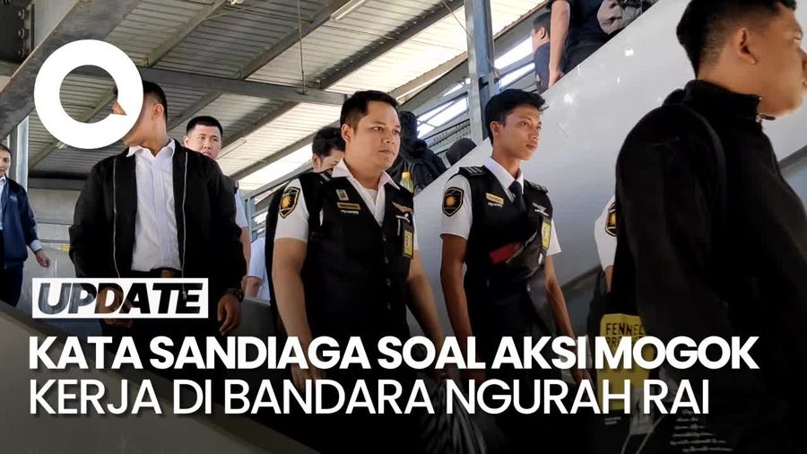 Respons Sandiaga soal Karyawan Bandara Ngurah Rai Mogok Kerja