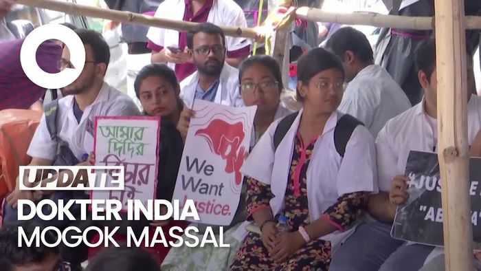 Lebih dari 1 Juta Dokter India Mogok Massal Protes Pemerkosaan di Kolkata