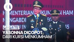 Temui Jokowi Sebelum Dicopot dari Menkumham, Yasonna Sampaikan Hal Ini