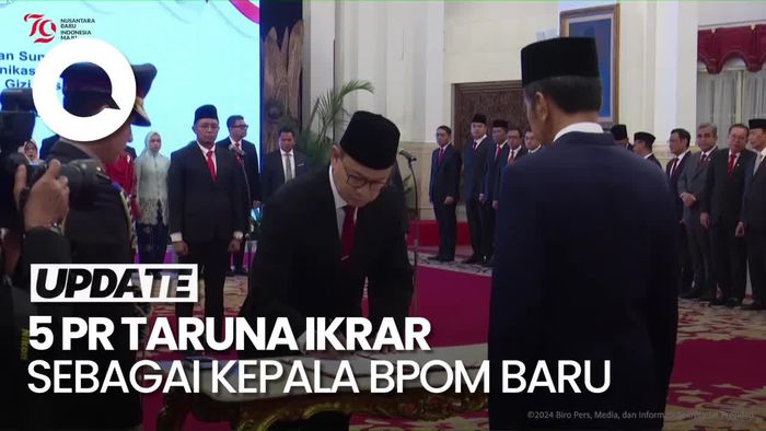 PR Taruna Ikrar Setelah Dilantik Jadi Kepala BPOM yang Baru