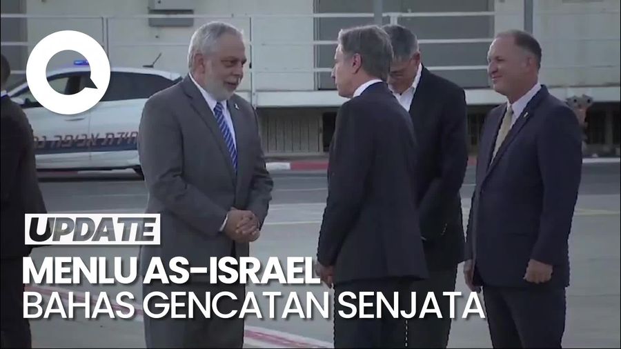 Blinken Tiba di Tel Aviv, Bahas Gencatan Senjata di Gaza