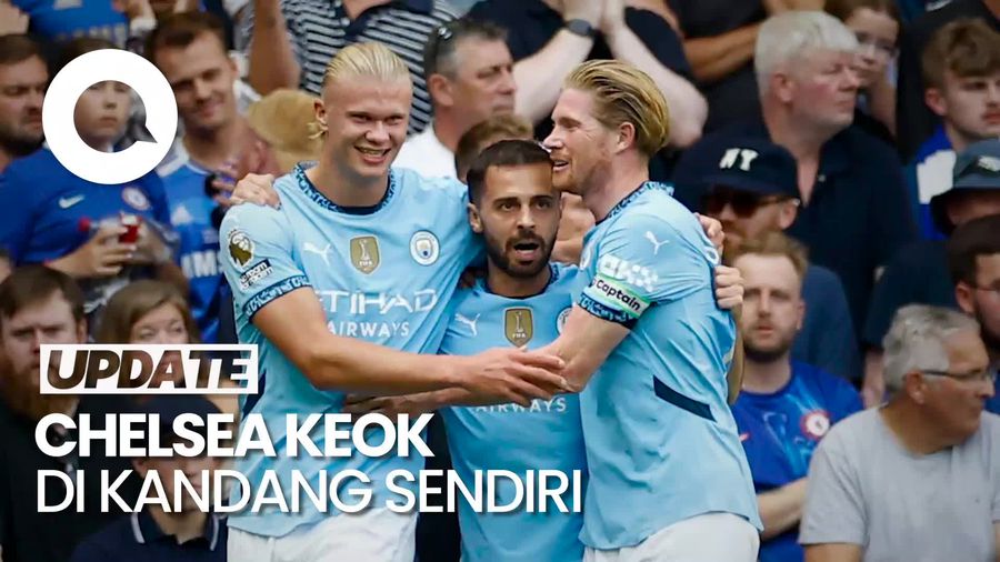 Chelsea Dipecundangi Man City di Laga Perdana Liga Inggris