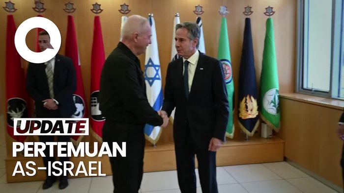  Menlu AS Bertemu Menhan Israel Bahas Gencatan Senjata di Gaza