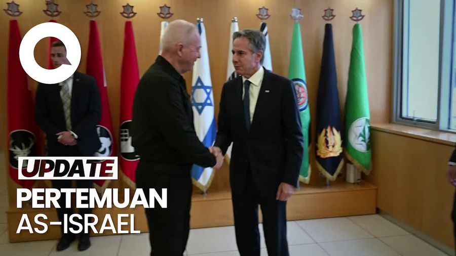  Menlu AS Bertemu Menhan Israel Bahas Gencatan Senjata di Gaza