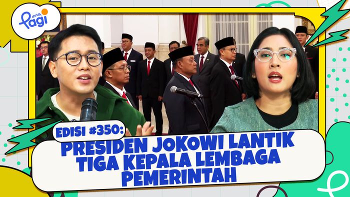 Presiden Jokowi Lantik Tiga Kepala Lembaga Pemerintah