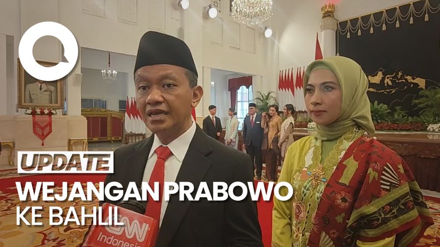 Wejangan Prabowo ke Bahlil yang Dilantik Jadi Menteri ESDM