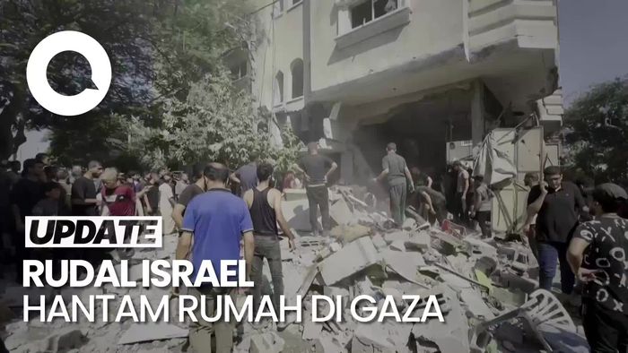 Serangan Israel Sasar Rumah di Gaza, 5 Orang Tewas