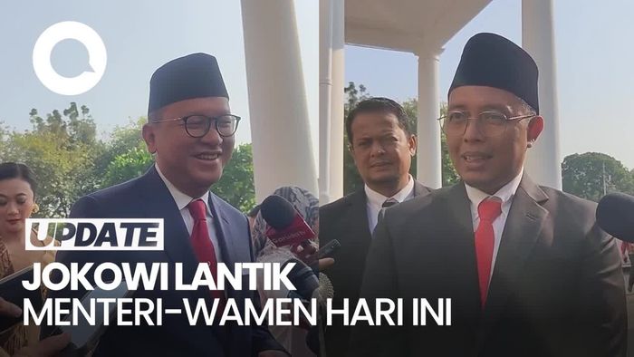 Rosan-Supratman Tiba di Istana Jelang Reshuffle Kabinet