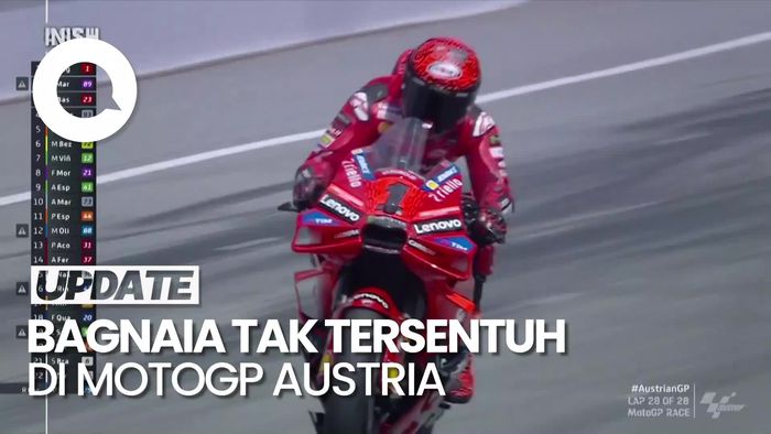 Bagnaia Juara MotoGP Austria, Marquez Bikin Drama 