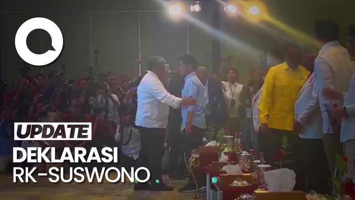 Gibran Hadiri Deklarasi RK-Suswono Maju Pilgub Jakarta