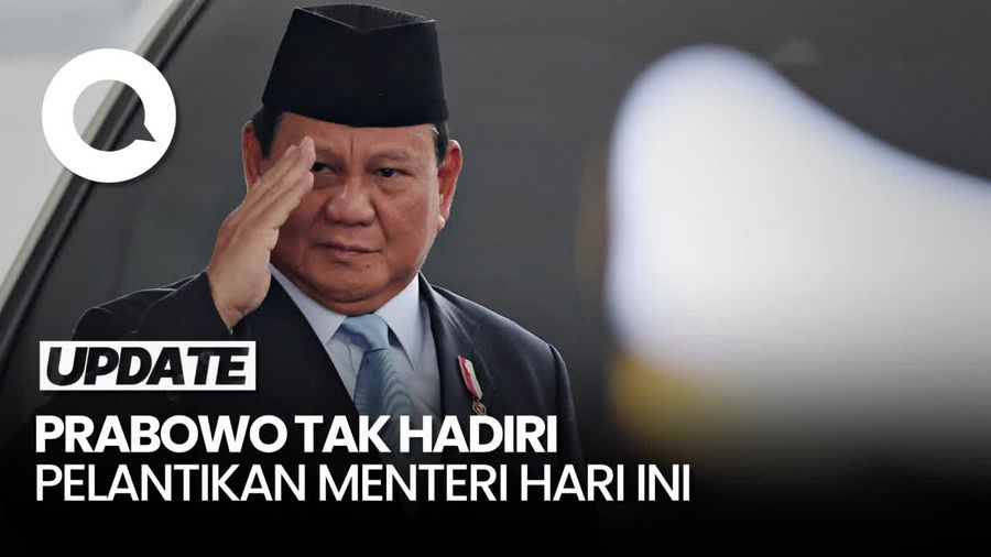 Prabowo Tak Hadiri Pelantikan Menteri di Istana, Supratman: Ada Kunker