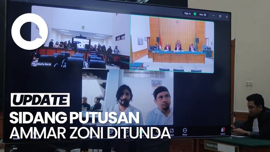 Sidang Putusan Kasus Narkoba Ammar Zoni Ditunda Pekan Depan