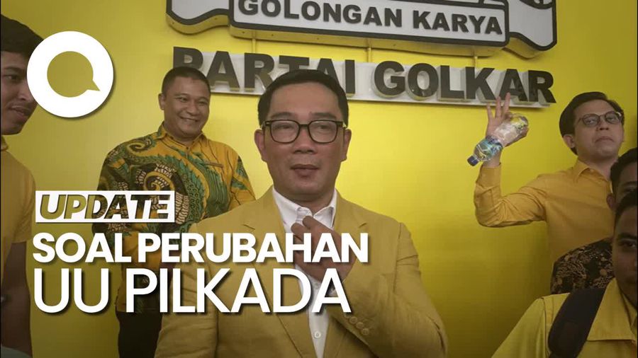 RK Respons Santai Putusan MK soal UU Pilkada