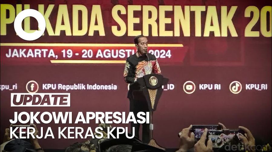 Jokowi Apresiasi Kerja Keras KPU: Sukses Menyelenggarakan Pilpres-Pileg!
