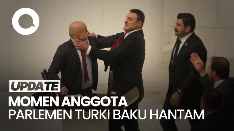 Baku Hantam di Sidang Parlemen Turki Gegara Politisi Oposisi Dicopot