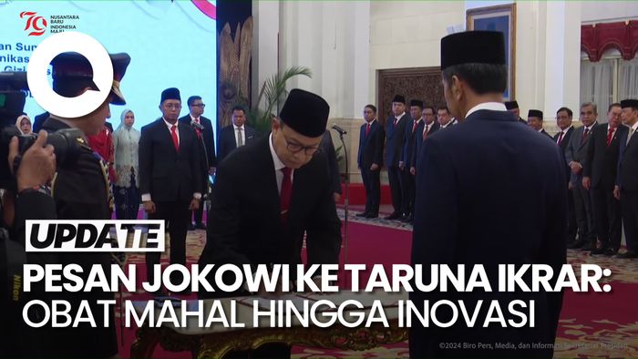 5 Pesan Jokowi untuk Taruna Ikrar Sebagai Kepala BPOM yang Baru