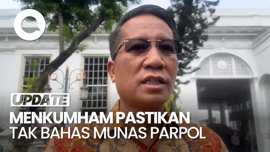 Temui Jokowi, Menkumham Pastikan Tak Ada Pembahasan Munas Parpol