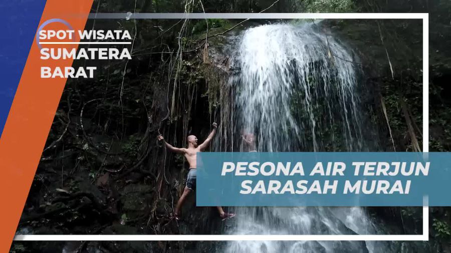 Menikmati Panorama Indah Alam Air Terjun Sarasah Murai Sumatera Barat