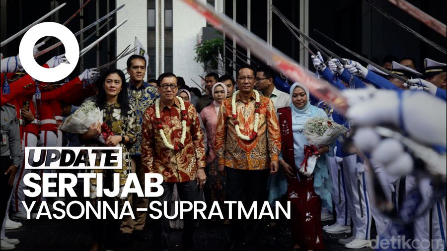 Momen Yasonna Laoly Serahkan Jabatan Menkumham ke Supratman