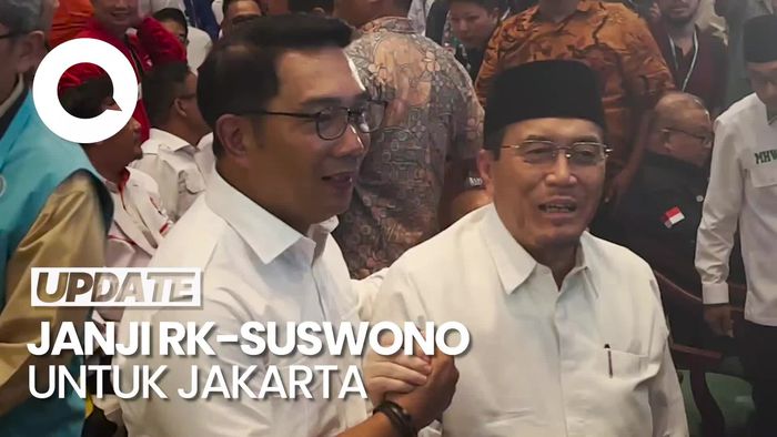 Janji-Janji RK Seusai Diusung Bareng Suswono Maju di Pilgub Jakarta