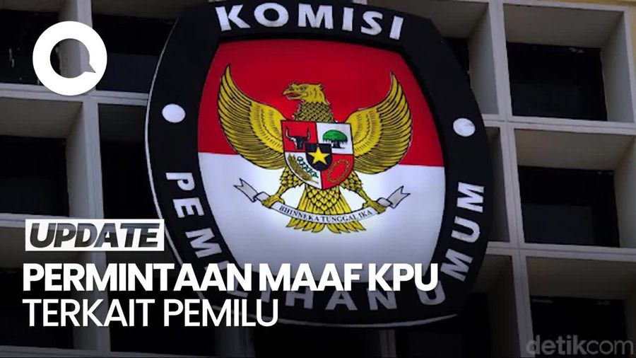 Ketua KPU: Kami Mohon Maaf Jika Pemilu Kemarin Kurang Maksimal