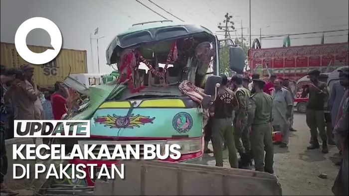 Kecelakaan Bus di Pakistan, 7 Orang Tewas