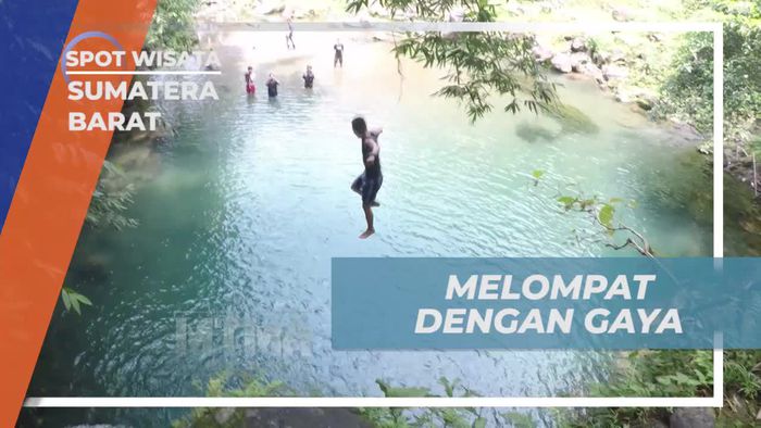 Uji Kebolehan Melompat Dengan Aneka Gaya di Lubuk Bonta Sumatera Barat