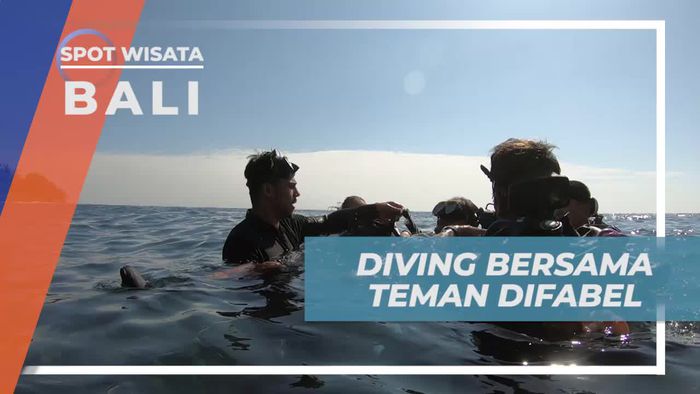 Diving Bersama Teman Difabel Menikmati Keindahan Bawah Laut Tulamben Bali