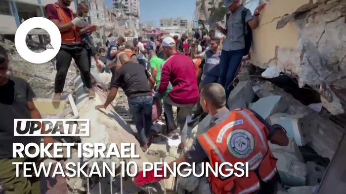 Serangan Udara Israel Hantam Sekolah di Gaza, 10 Orang Tewas