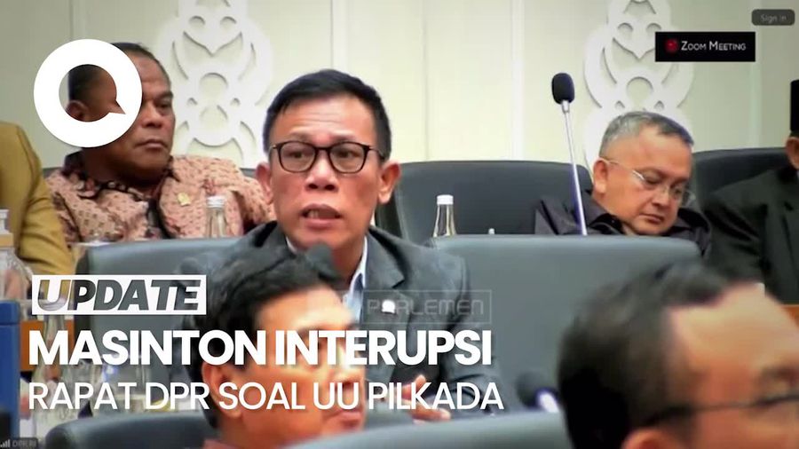 Interupsi Rapat Revisi UU Pilkada, Masinton: Kita Tahu Ini untuk Siapa